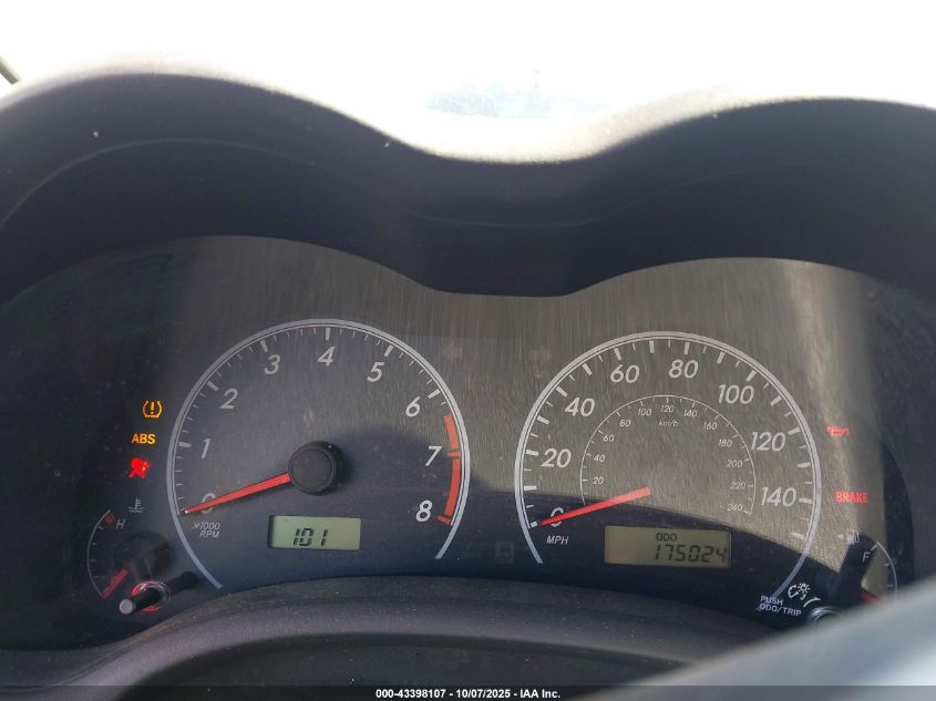 2009 Toyota Corolla S VIN: 2T1BU40E09C099759 Lot: 43398107