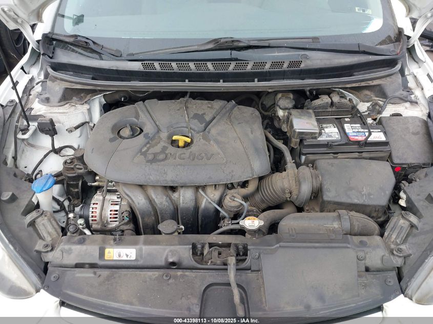 2014 Hyundai Elantra Se VIN: 5NPDH4AE5EH526629 Lot: 43398113