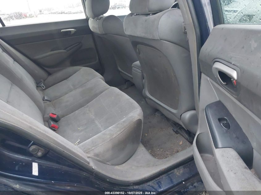 2008 Honda Civic Lx VIN: 1HGFA165X8L036192 Lot: 43398152