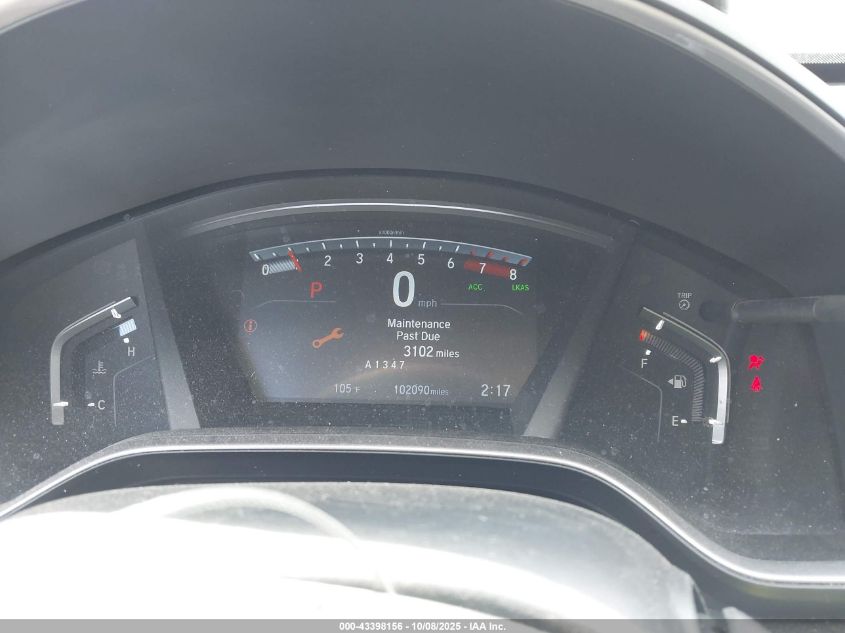 2020 Honda Cr-V 2Wd Ex VIN: 7FARW1H5XLE019712 Lot: 43398156