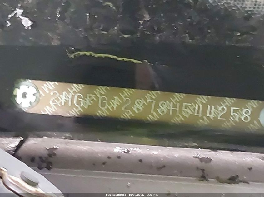 2008 Honda Civic Ex VIN: 2HGFG12878H544258 Lot: 43398184