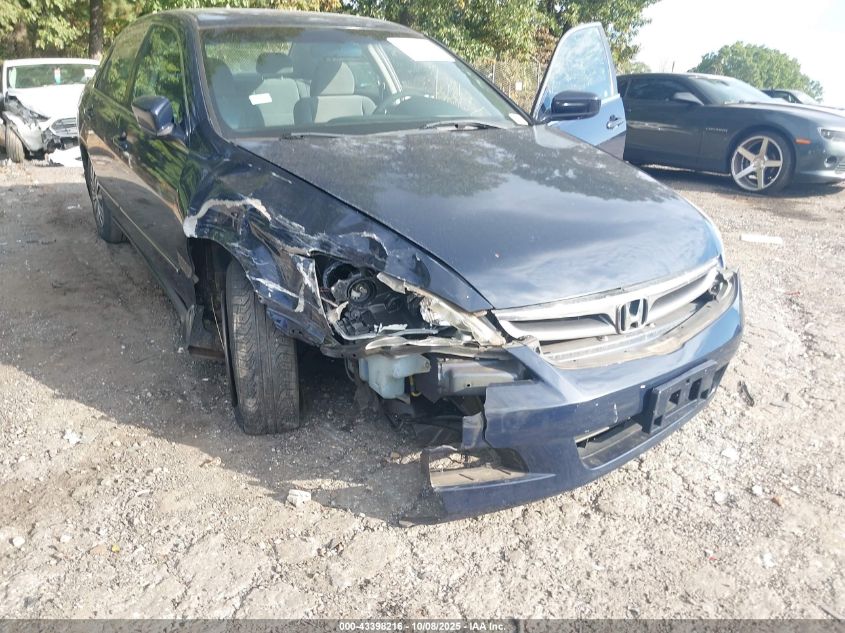 2007 Honda Accord 2.4 Lx VIN: 3HGCM56407G702514 Lot: 43398216