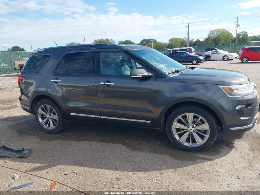 2018 Ford Explorer Limited VIN: 1FM5K7F87JGA70833 Lot: 43398215