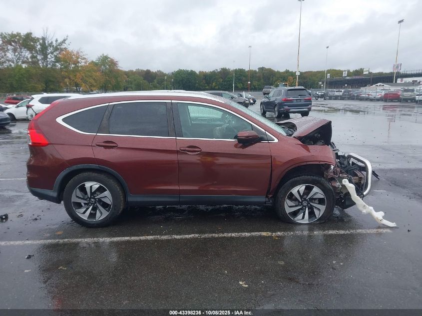 2015 Honda Cr-V Touring VIN: 5J6RM4H96FL120845 Lot: 43398236