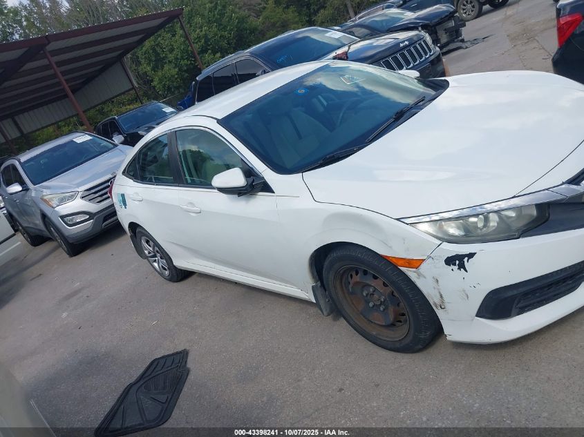 2016 Honda Civic Lx VIN: 19XFC2F57GE070595 Lot: 43398241