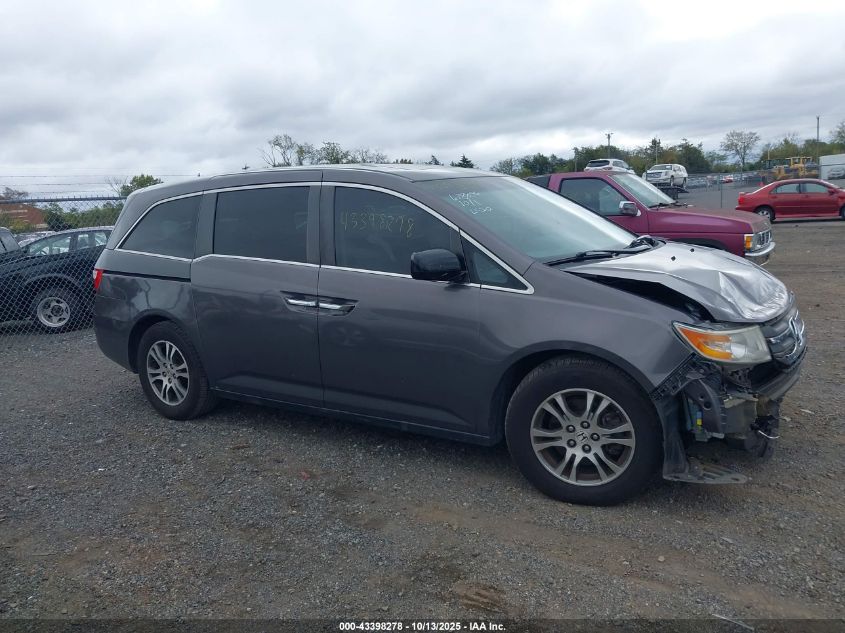 2013 Honda Odyssey Ex-L VIN: 5FNRL5H6XDB079897 Lot: 43398278