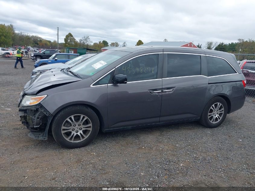 2013 Honda Odyssey Ex-L VIN: 5FNRL5H6XDB079897 Lot: 43398278