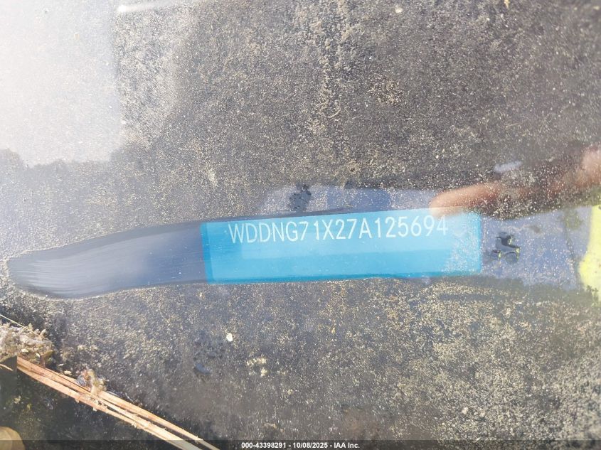 2007 Mercedes-Benz S 550 VIN: WDDNG71X27A125694 Lot: 43398291
