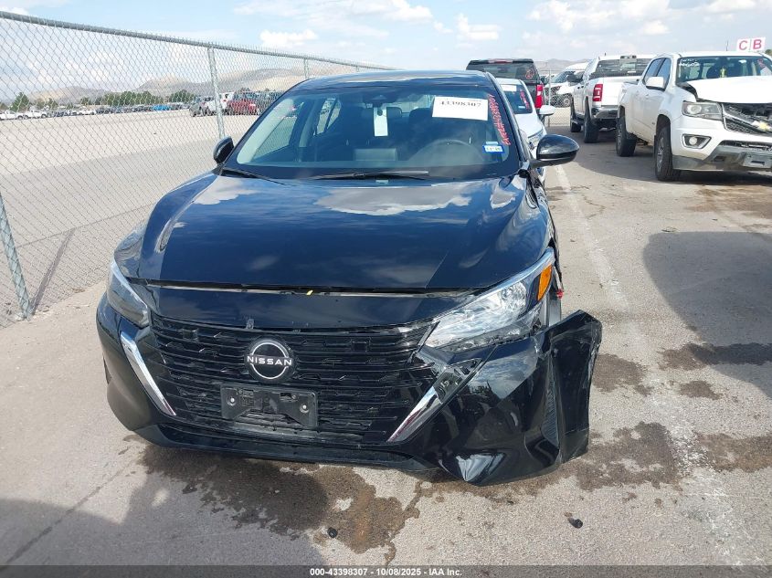 2025 Nissan Sentra Sv VIN: 3N1AB8CV1SY274856 Lot: 43398307