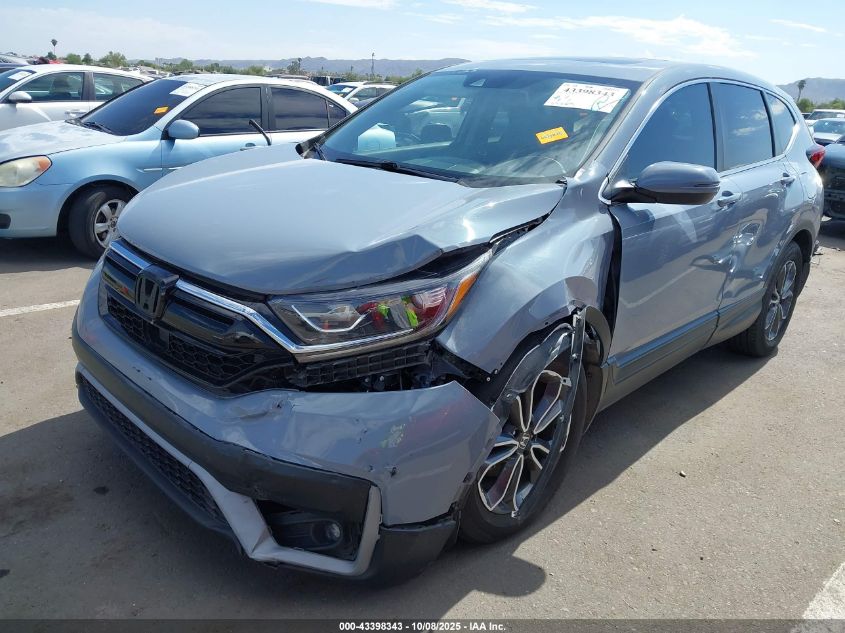 2021 Honda Cr-V 2Wd Ex VIN: 2HKRW1H55MH421250 Lot: 43398343