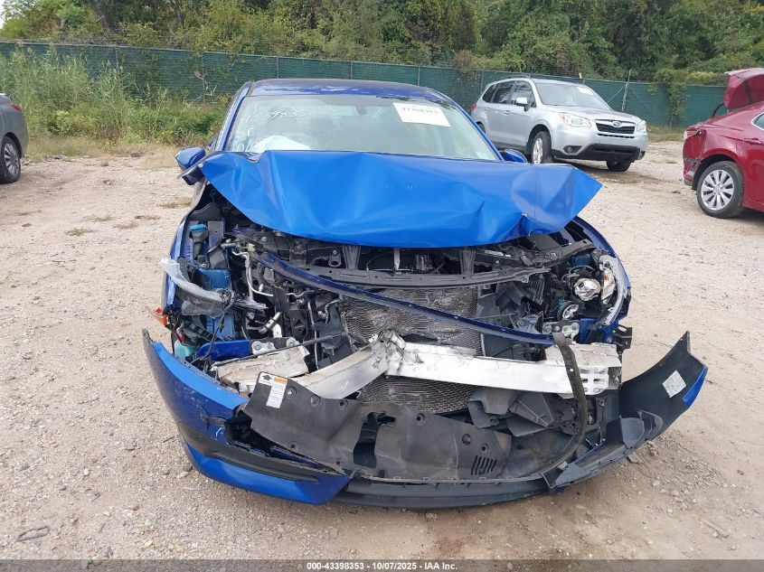 2016 Honda Civic Lx VIN: 19XFC2F51GE025653 Lot: 43398353