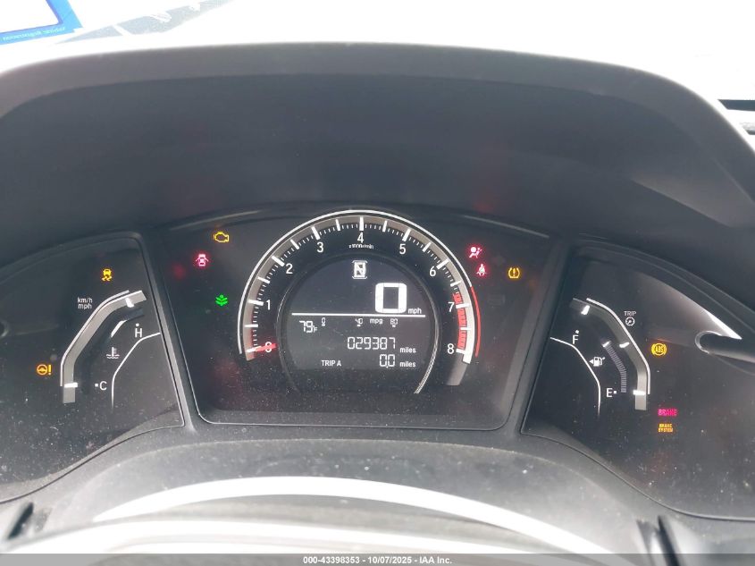 2016 Honda Civic Lx VIN: 19XFC2F51GE025653 Lot: 43398353