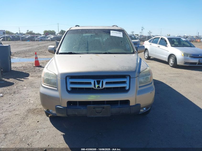 2007 Honda Pilot Ex-L VIN: 5FNYF28677B038438 Lot: 43398389