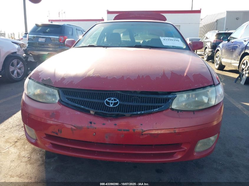 1999 Toyota Camry Solara Sle VIN: 2T1CF22PXXC196403 Lot: 43398390