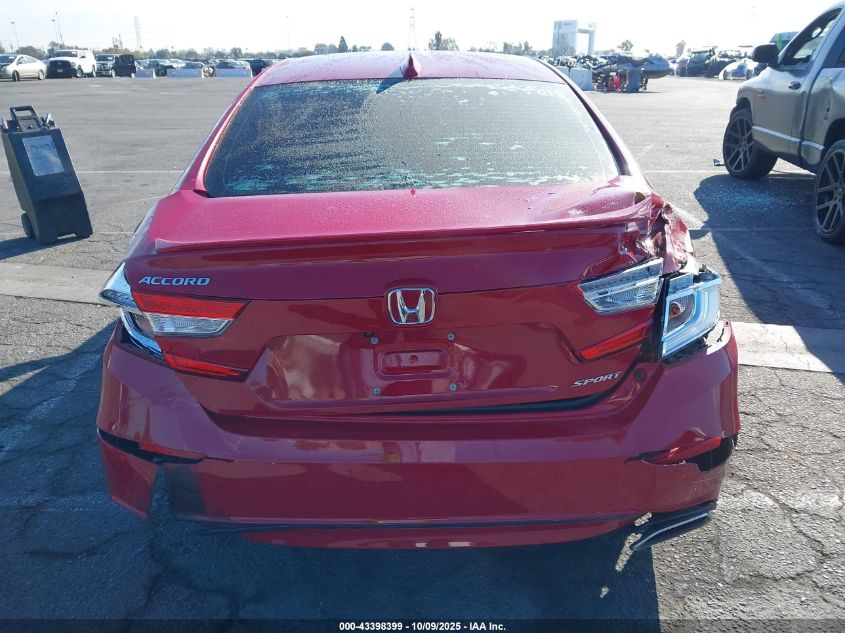 2020 Honda Accord Sport VIN: 01HGCV1F37LA08702 Lot: 43398399