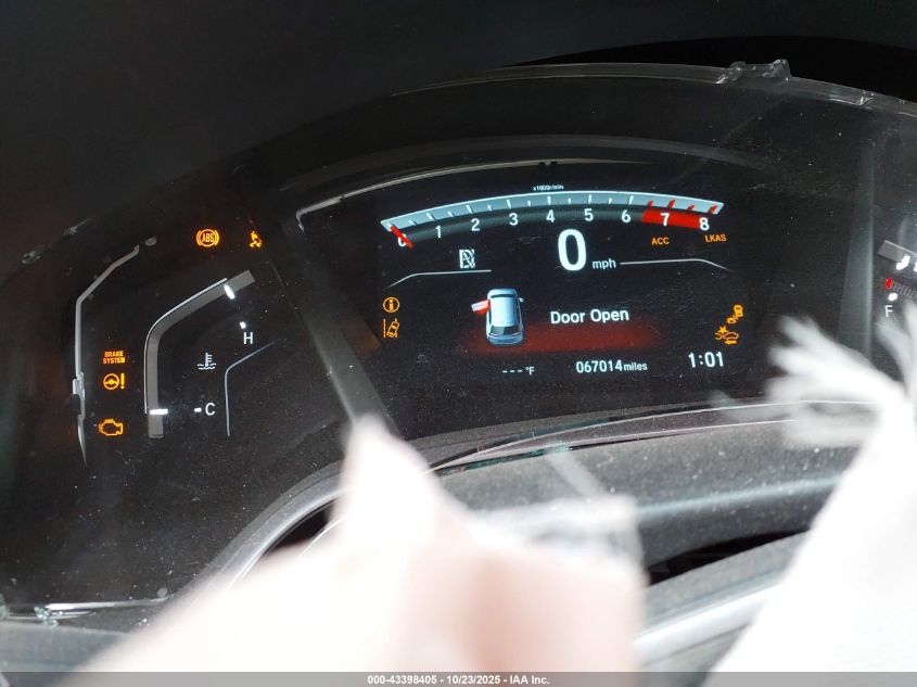 2018 Honda Cr-V Ex VIN: 2HKRW2H57JH619670 Lot: 43398405