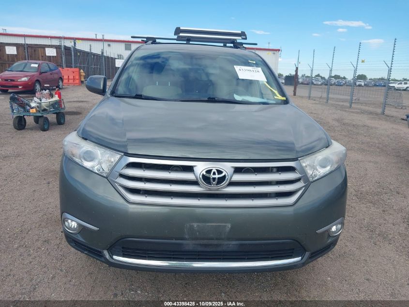 2013 Toyota Highlander Base Plus V6 VIN: 5TDBK3EH1DS266651 Lot: 43398428