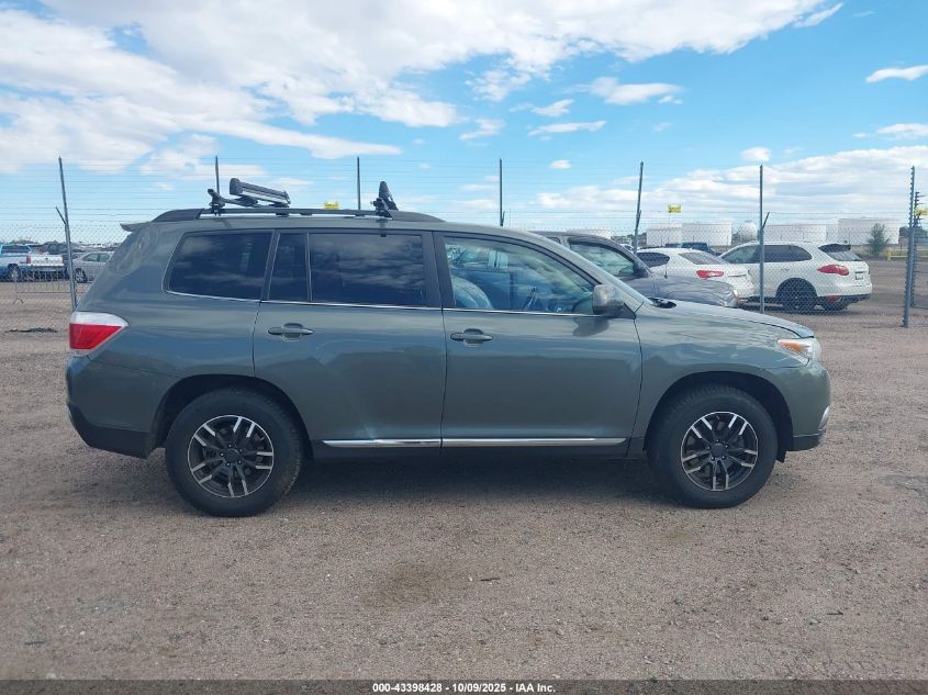 2013 Toyota Highlander Base Plus V6 VIN: 5TDBK3EH1DS266651 Lot: 43398428