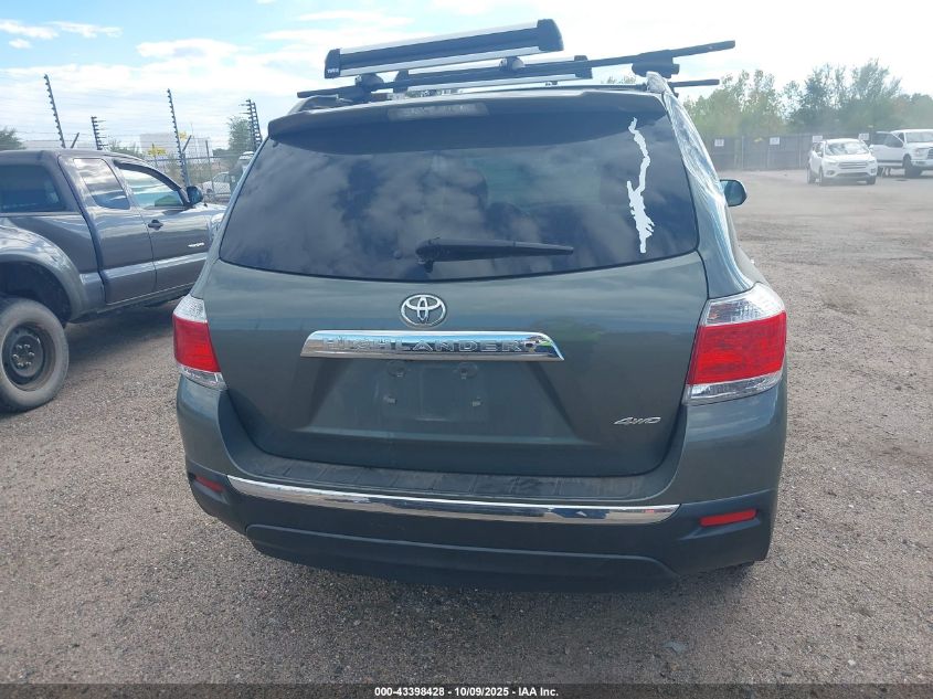 2013 Toyota Highlander Base Plus V6 VIN: 5TDBK3EH1DS266651 Lot: 43398428