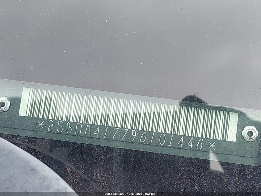 2009 Suzuki Xl7 Luxury VIN: 2S3DA417796101446 Lot: 43398429