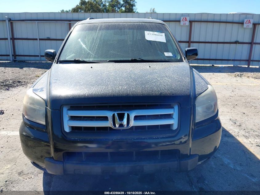 2007 Honda Pilot Ex VIN: 5FNYF28457B046312 Lot: 43398439