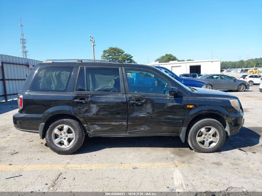 2007 Honda Pilot Ex VIN: 5FNYF28457B046312 Lot: 43398439