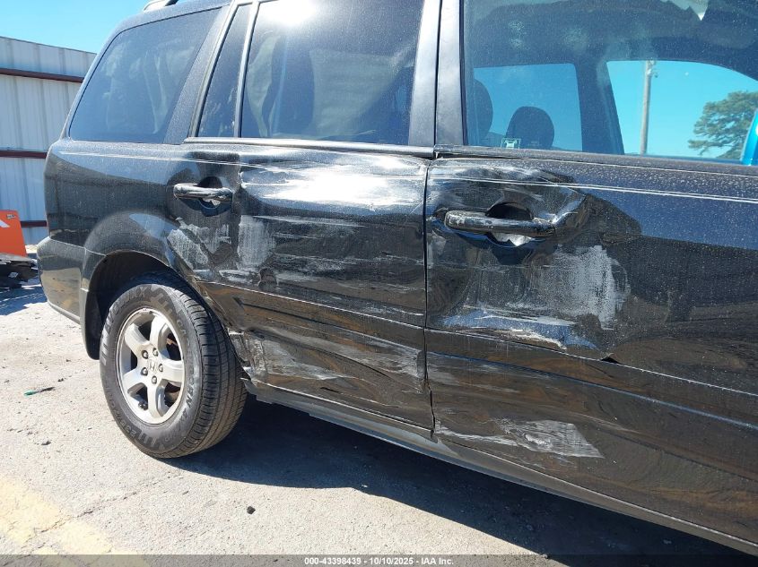 2007 Honda Pilot Ex VIN: 5FNYF28457B046312 Lot: 43398439