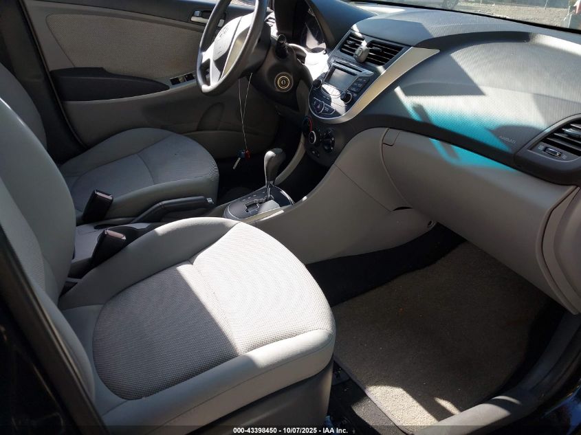 2012 Hyundai Accent Gls VIN: KMHCT4AEXCU038382 Lot: 43398450