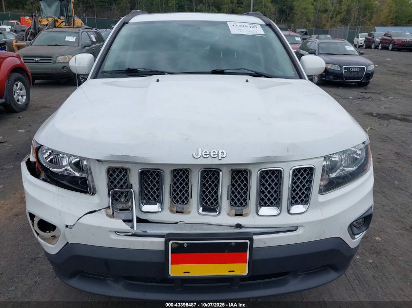 2017 Jeep Compass High Altitude 4X4 VIN: 1C4NJDEB7HD177797 Lot: 43398487