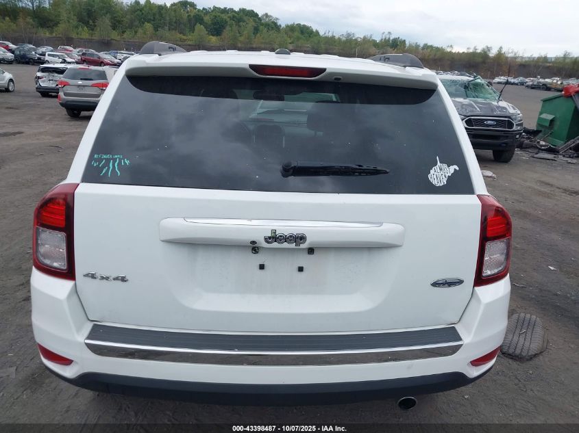 2017 Jeep Compass High Altitude 4X4 VIN: 1C4NJDEB7HD177797 Lot: 43398487