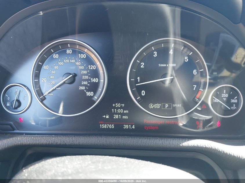 2013 BMW X3 xDrive28I VIN: 5UXWX9C59D0A29182 Lot: 43398498