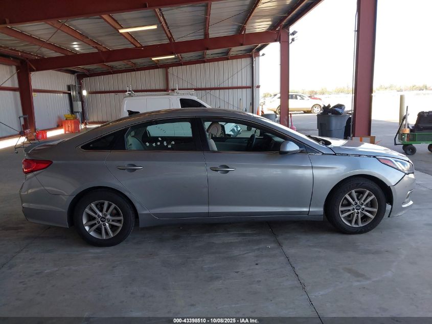 2017 Hyundai Sonata Se VIN: 5NPE24AF2HH562927 Lot: 43398510