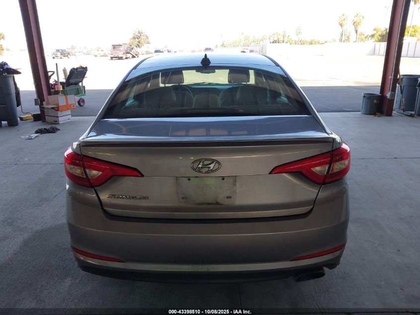 2017 Hyundai Sonata Se VIN: 5NPE24AF2HH562927 Lot: 43398510