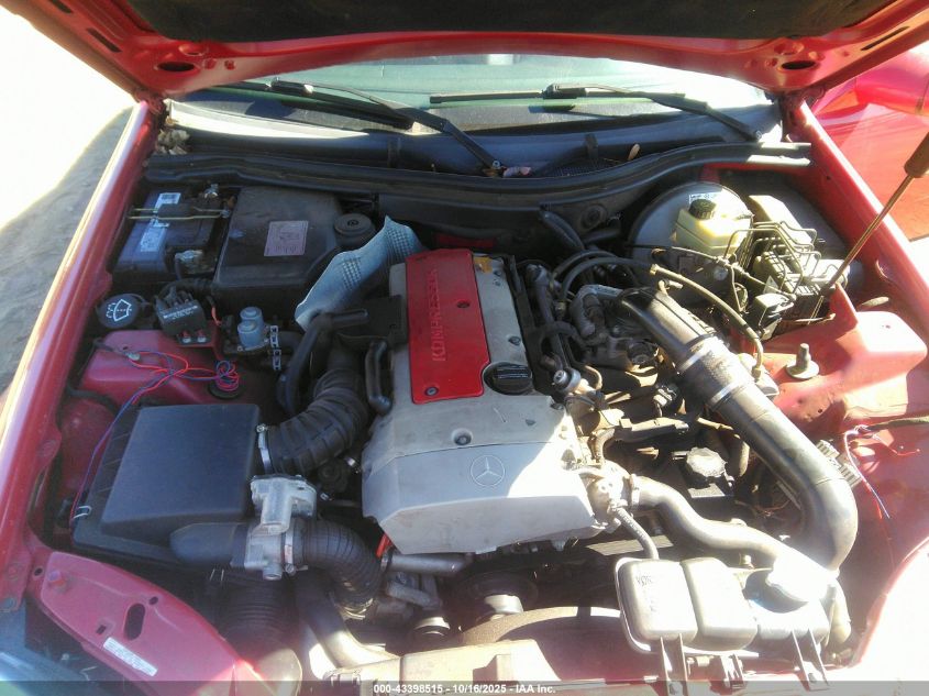 1998 Mercedes-Benz Slk 230 VIN: WDBKK47F1WF078666 Lot: 43398515