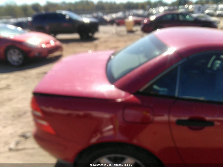 1998 Mercedes-Benz Slk 230 VIN: WDBKK47F1WF078666 Lot: 43398515