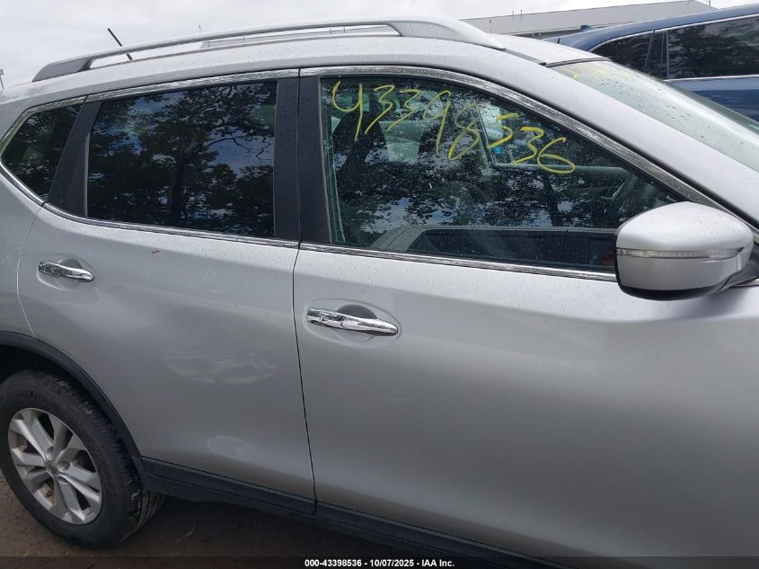 2015 Nissan Rogue Sv VIN: KNMAT2MV6FP530583 Lot: 43398536