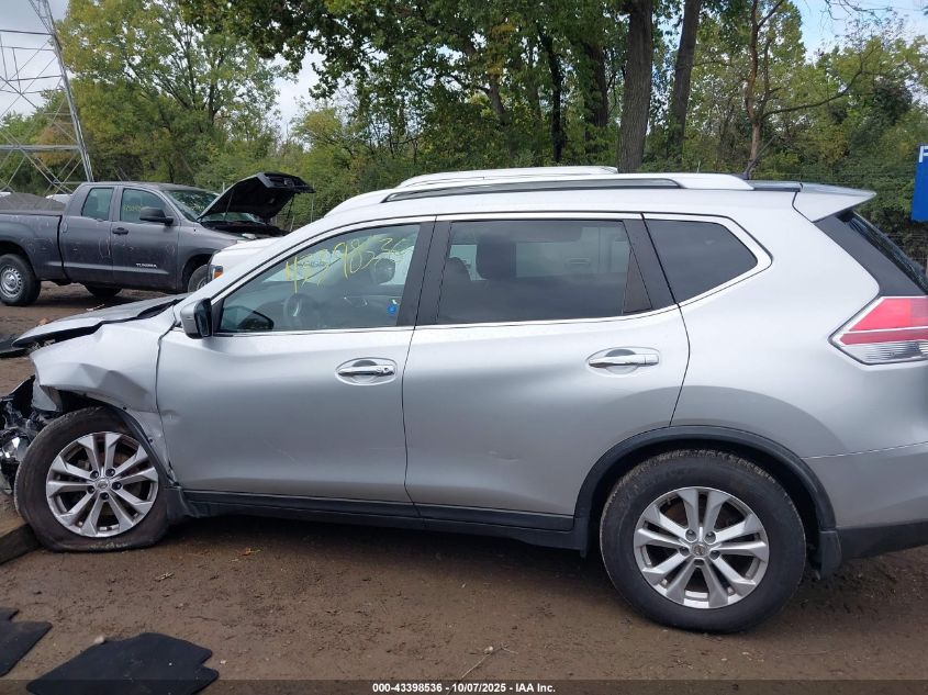 2015 Nissan Rogue Sv VIN: KNMAT2MV6FP530583 Lot: 43398536