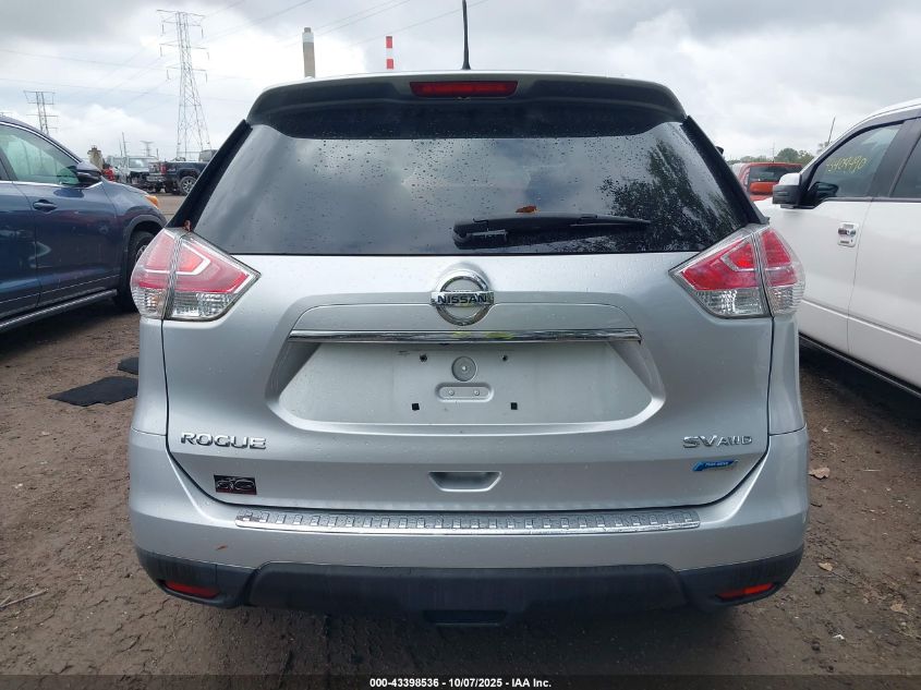 2015 Nissan Rogue Sv VIN: KNMAT2MV6FP530583 Lot: 43398536