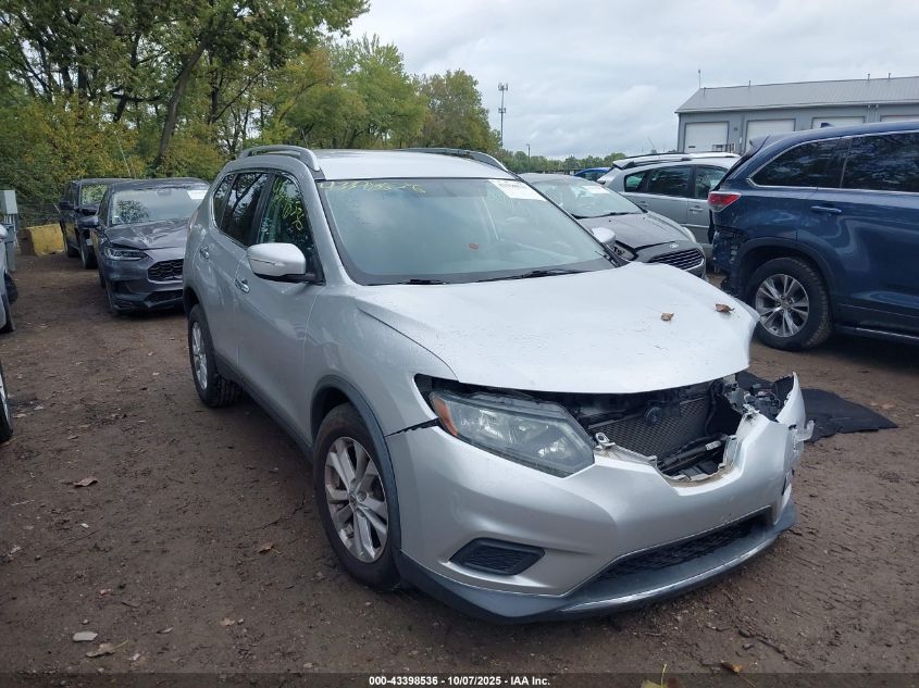 2015 NISSAN ROGUE SV - KNMAT2MV6FP530583