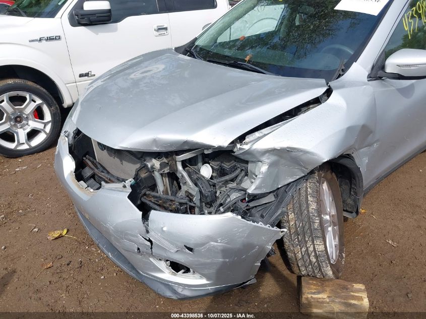 2015 Nissan Rogue Sv VIN: KNMAT2MV6FP530583 Lot: 43398536