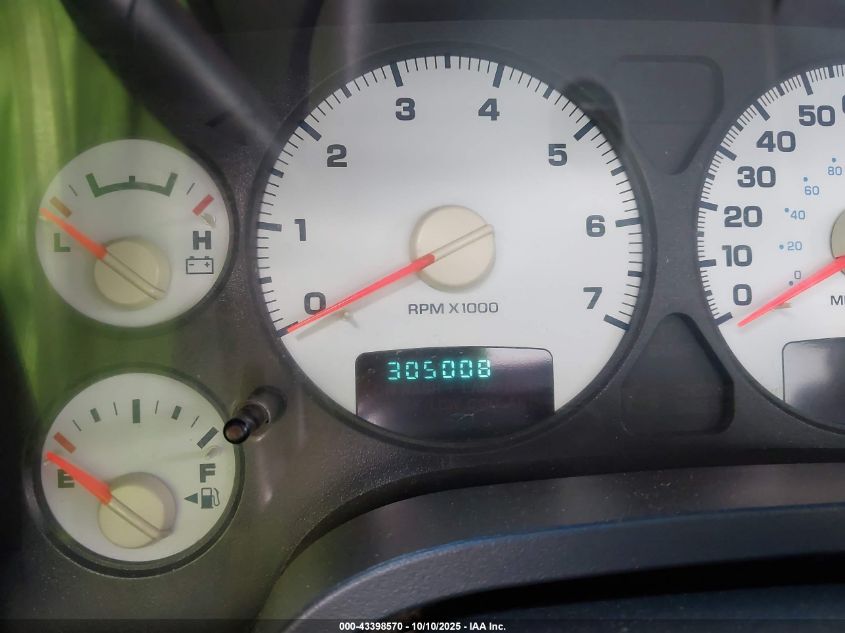 2003 Dodge Ram 1500 Slt/Laramie/St VIN: 1D7HA16D93J672773 Lot: 43398570