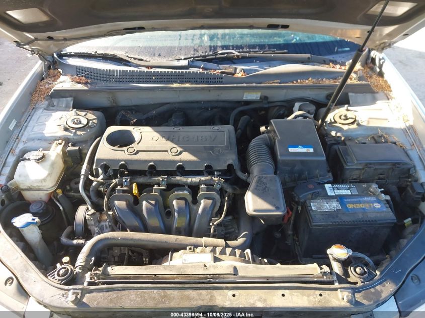 2010 Hyundai Sonata Gls VIN: 5NPET4AC2AH650076 Lot: 43398594