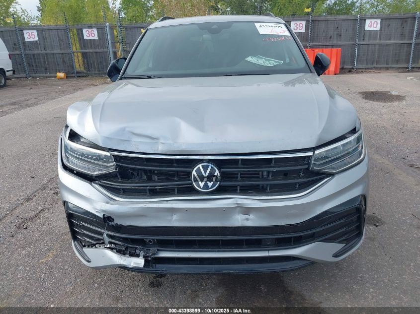 2024 Volkswagen Tiguan 2.0T Se R-Line Black VIN: 3VV8B7AX5RM052219 Lot: 43398599