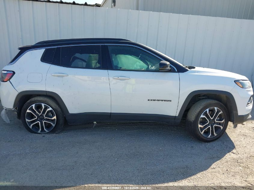 2023 Jeep Compass Limited 4X4 VIN: 3C4NJDCN2PT567423 Lot: 43398607