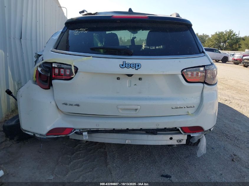 2023 Jeep Compass Limited 4X4 VIN: 3C4NJDCN2PT567423 Lot: 43398607