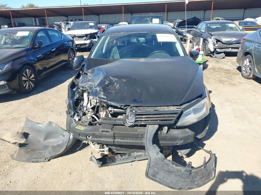 2013 Volkswagen Jetta 2.5L Se VIN: 3VWDP7AJ7DM368821 Lot: 43398621