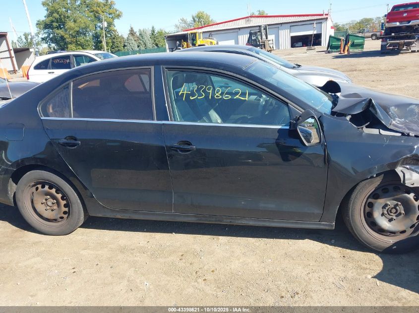 2013 Volkswagen Jetta 2.5L Se VIN: 3VWDP7AJ7DM368821 Lot: 43398621