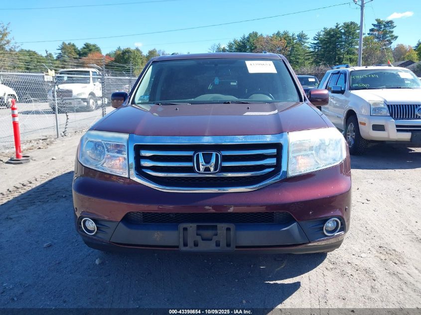 2013 Honda Pilot Touring VIN: 5FNYF4H93DB028183 Lot: 43398654