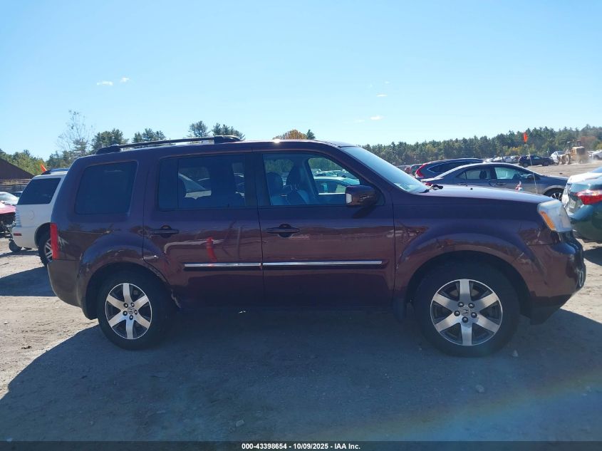 2013 Honda Pilot Touring VIN: 5FNYF4H93DB028183 Lot: 43398654