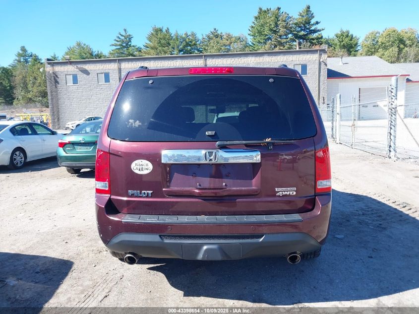 2013 Honda Pilot Touring VIN: 5FNYF4H93DB028183 Lot: 43398654